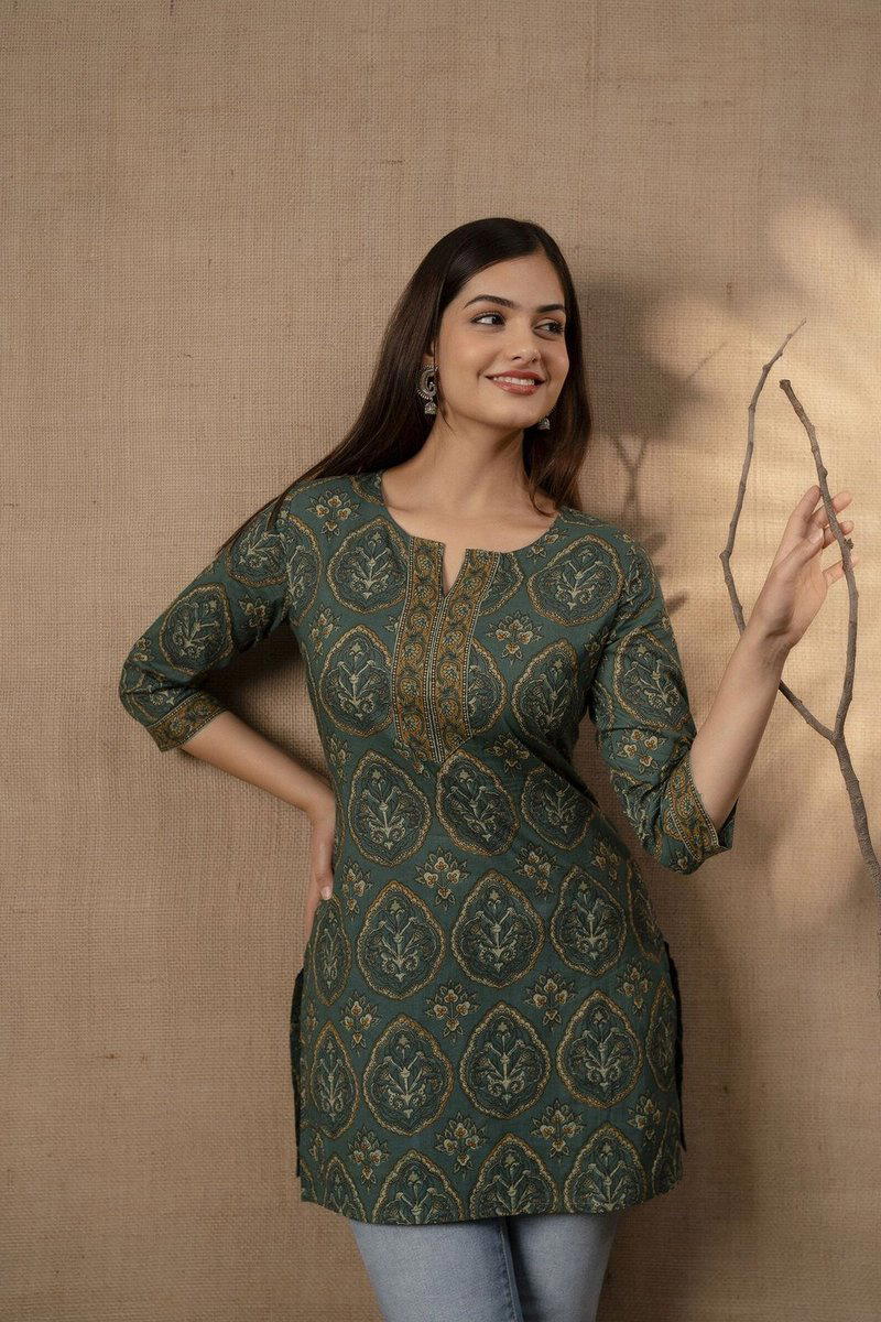 BLUSH 2 BY INLI DESIGNER COTTON PRINTED TOP WHOLESALER IN INDIA 1