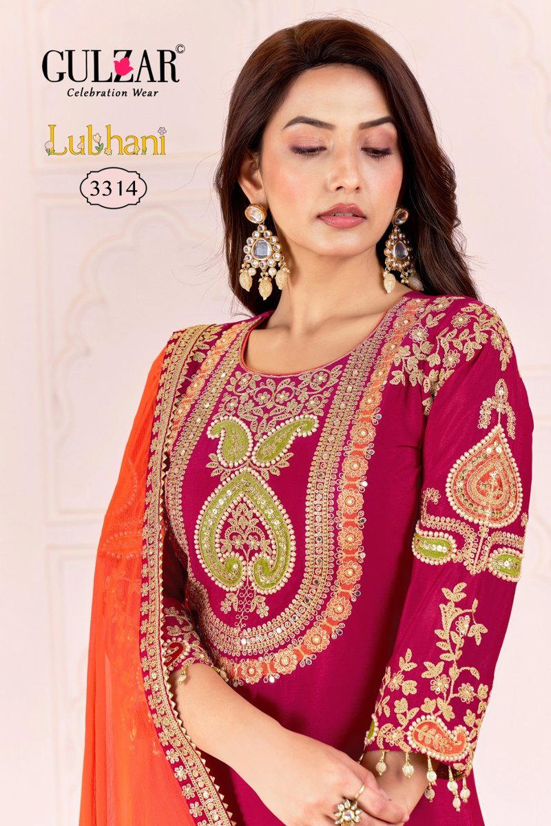 Lubhani BY GULZAR DESIGNER PAKISTANI SALWAR SUIT WHOLESALER  IN INDIA 1