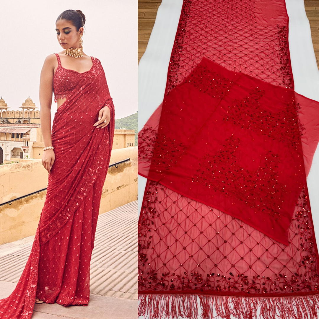 DF 3467 Dhruv Fashion Designer Premium Saree Wholesaler In India 1