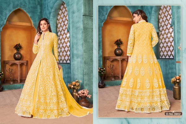 Aanaya Vol 139 By Dani Creation Designer Premium Gown Wholesaler In India