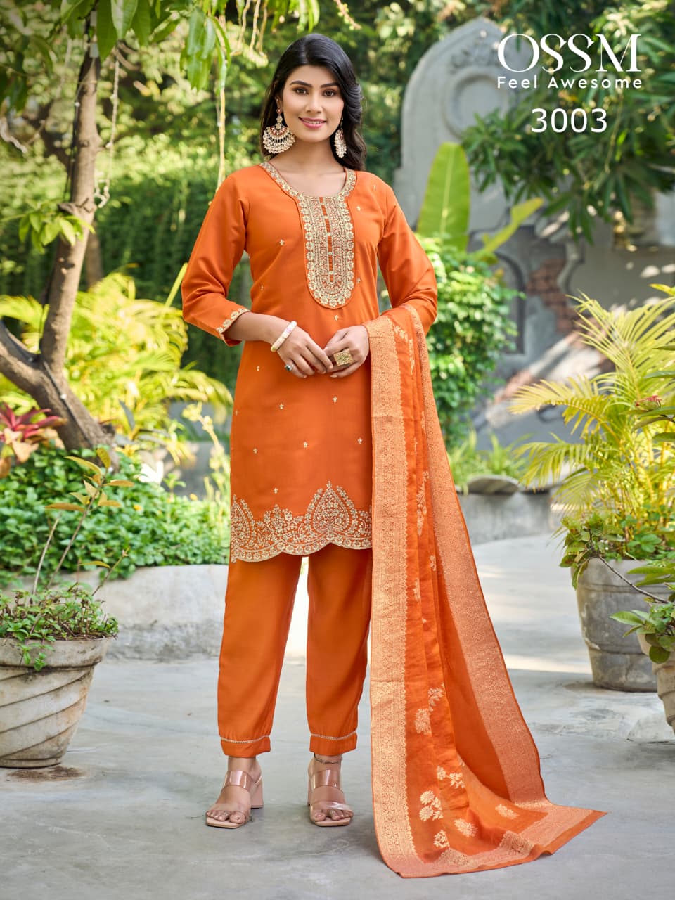 Mannat Vol 03 By Ossm Designer Silk Salwar Kameez Wholesaler In India 1