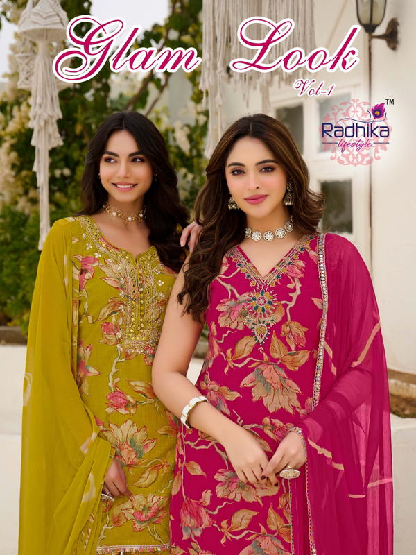 Glam look Vol 1 By Radhika Life Style Salwar Kameez Wholesaler In India