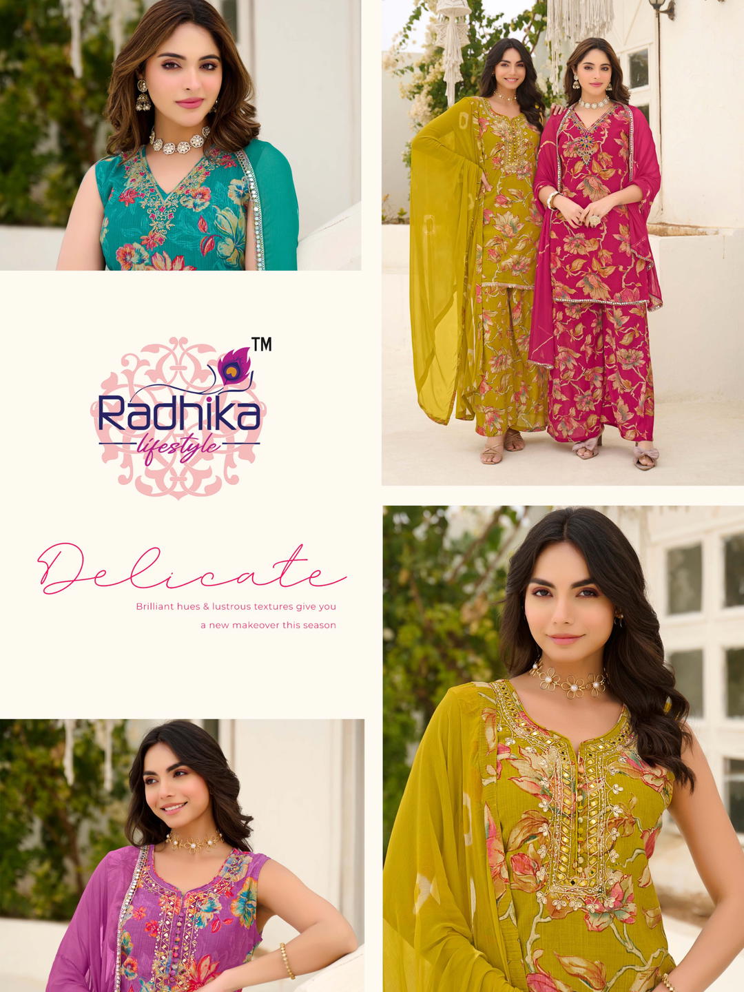 Glam look Vol 1 By Radhika Life Style Salwar Kameez Wholesaler In India 1