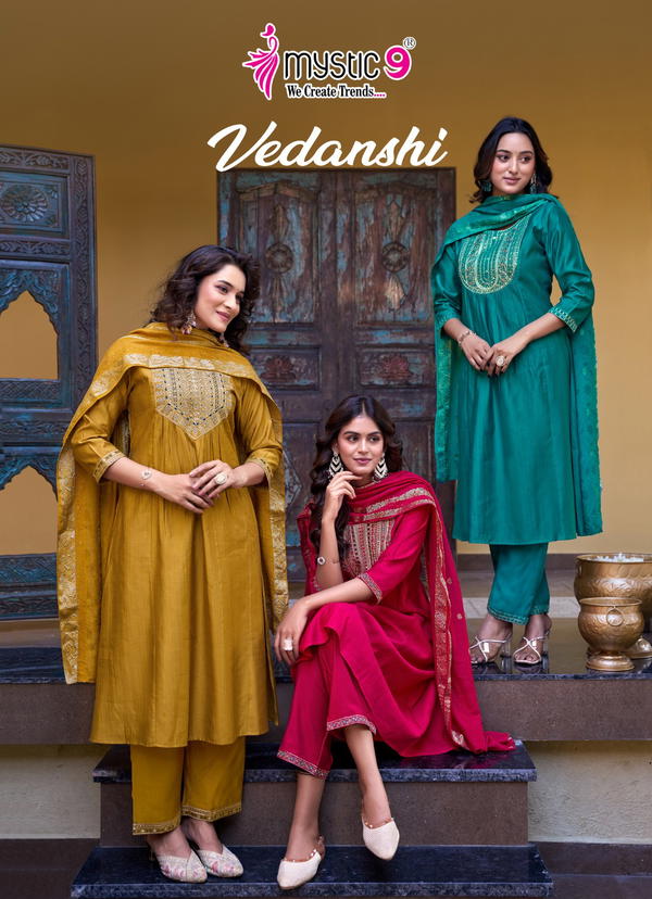 Vedanshi Vol 1 Mystic 9 Designer Salwar Kameez Wholesaler In India