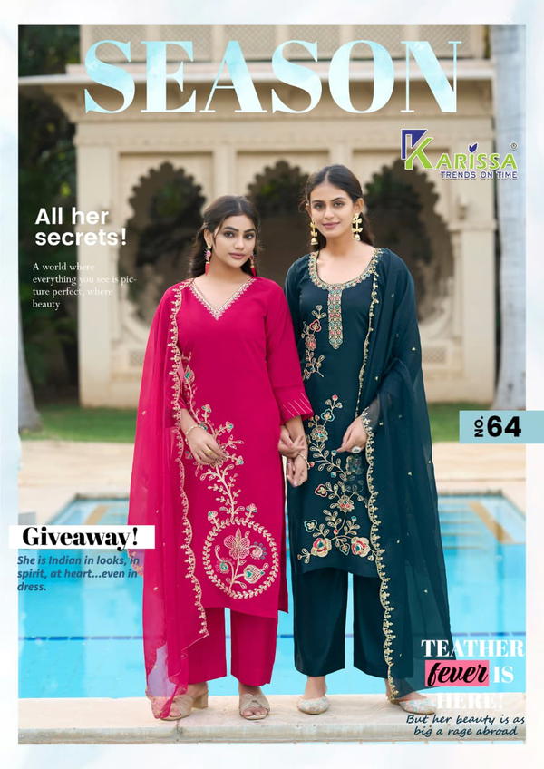 Season By Karissa Designer Salwar Kameez Wholesaler In India