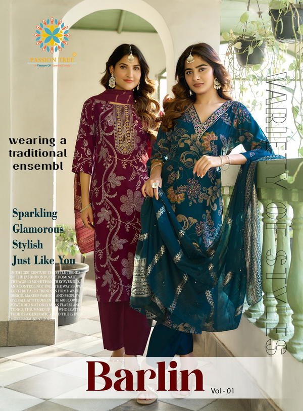 Barlin Vol 1 By Passion Tree Designer Salwar Kameez Wholesaler In India