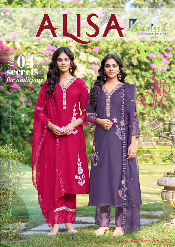 Alisa By Karissa Designer Salwar Kameez Wholesaler In India
