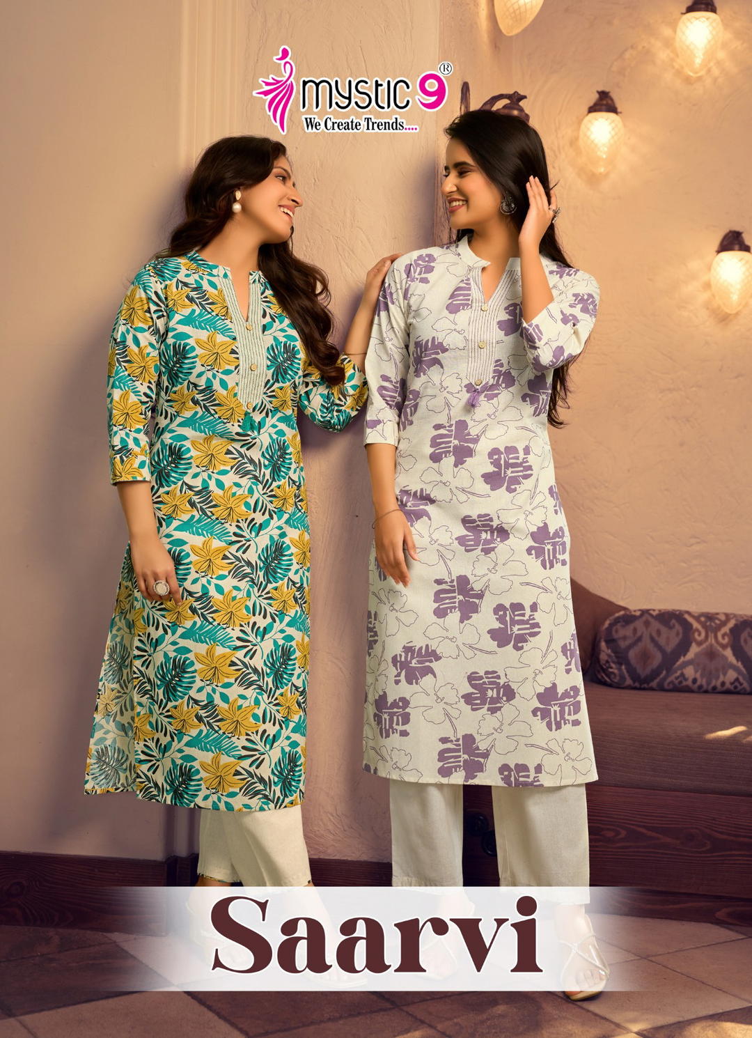 Saarvi Vol 1 By Mystic 9 Designer Co-Ord Set Wholesaler In India 1