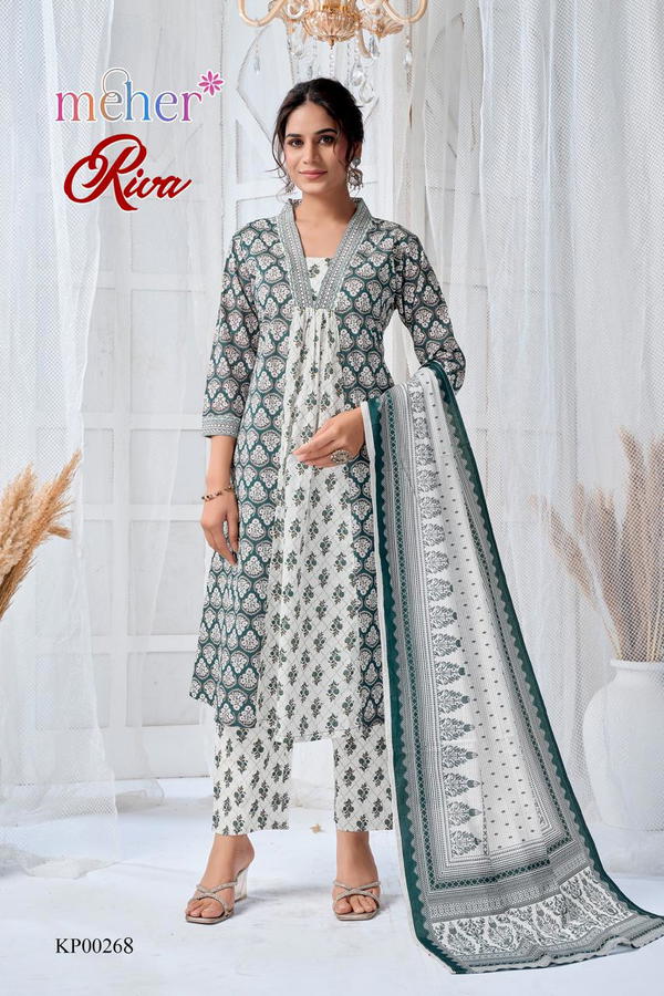 Riva By Meher Creation Designer Salwar Suit Wholesaler In India