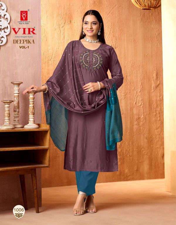 Deepika Vol 1 Vir Designer Salwar Suit Wholesaler In India