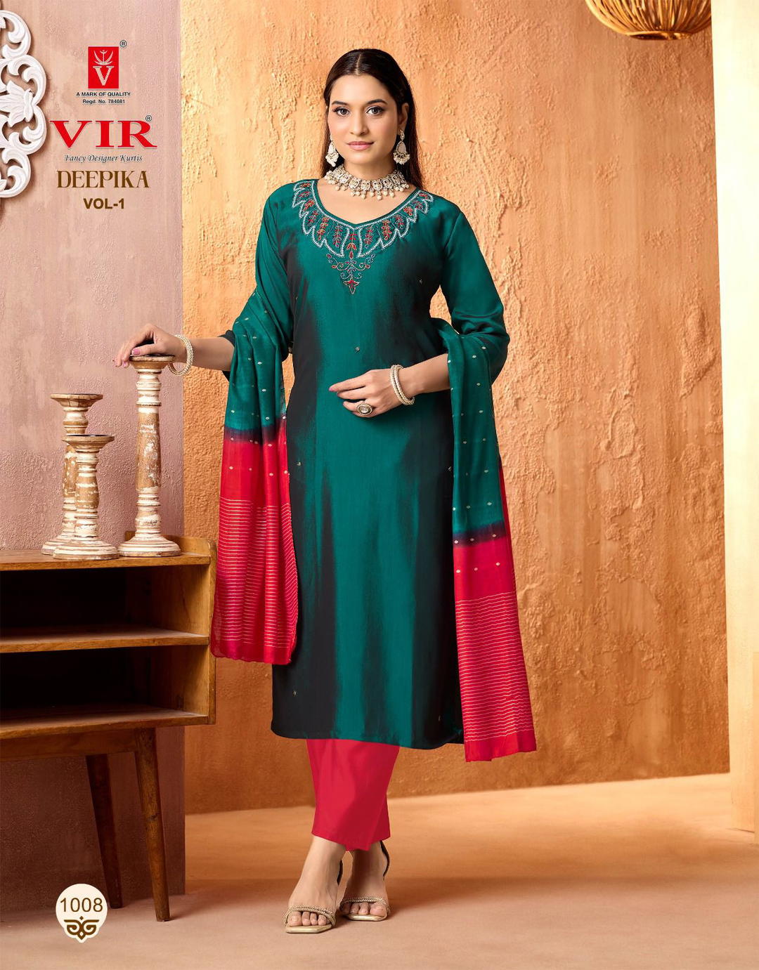 Deepika Vol 1 Vir Designer Salwar Suit Wholesaler In India 1