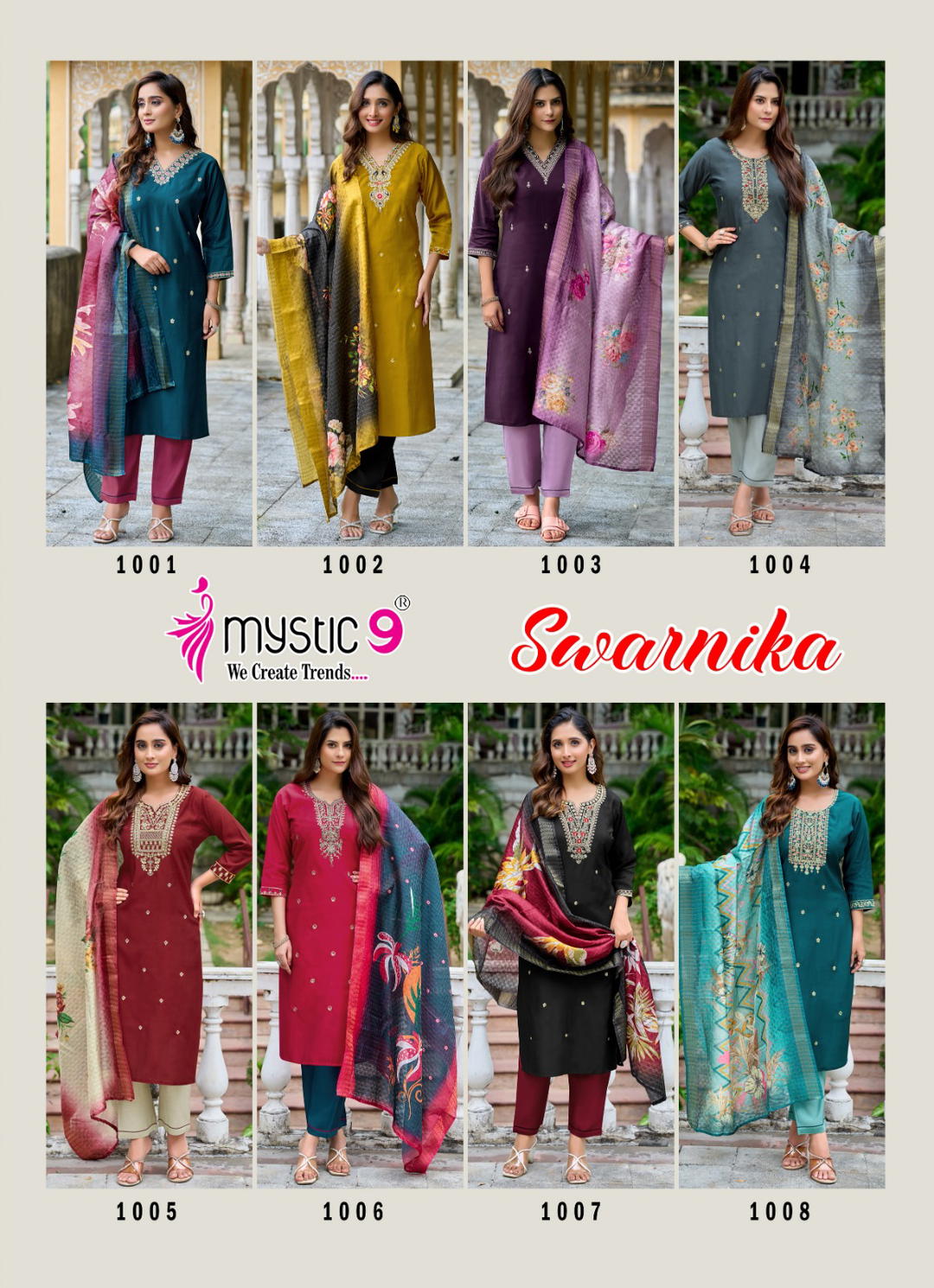 Swarnika Vol 1 By Mystic 9 Designer Salwar Kameez Wholesaler In India 1