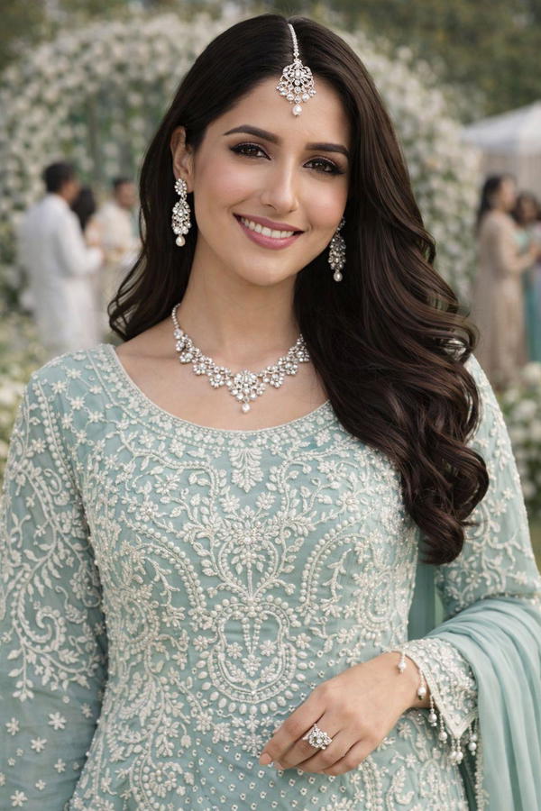 Dno 853 To 855 By Om Sai Designer Georgette Salwar Kameez Wholesaler In India