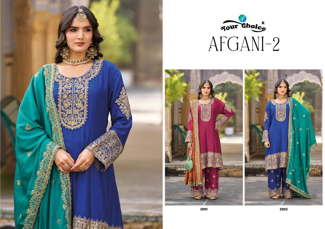 Afgani Gold-2 By Your choice Designer Premium Salwar Kameez Wholesaler In India 1