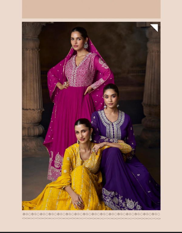 Saadgi By Sayuri Designer Gerogette Gown Wholesaler In India