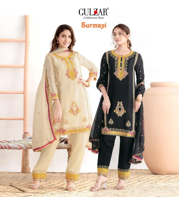 Surmayi  By Gulzar Designer Premium Salwar Kameez wholesaler In India