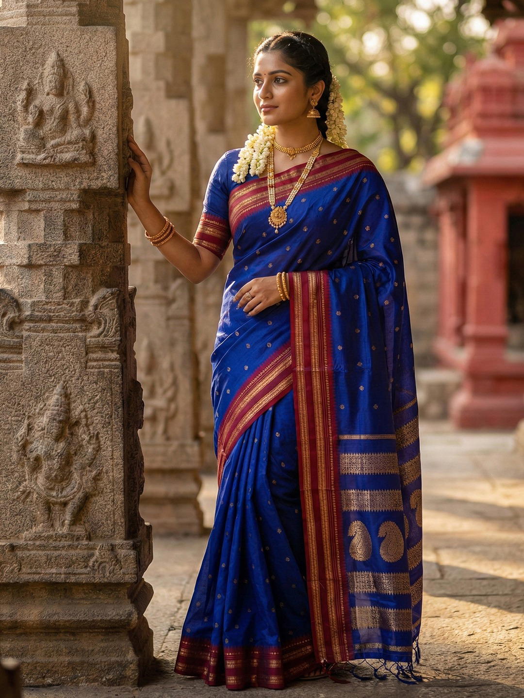 Mahalakshmi Silk By Sangam Print Designer Premium Saree Wholesaler In India 1