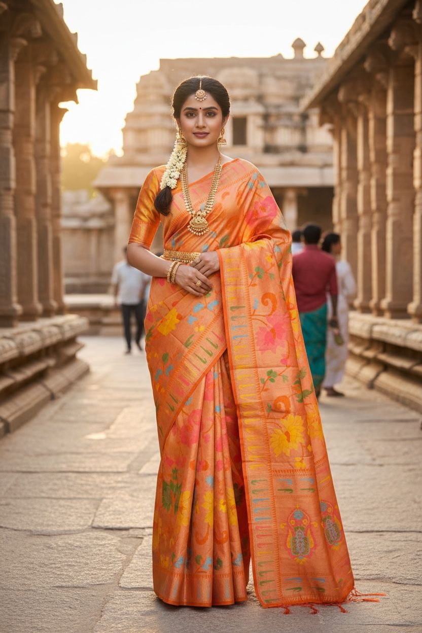 Paithni Silk By Gk Trendz Designer Premium Silk Saree Wholesaler In India 1