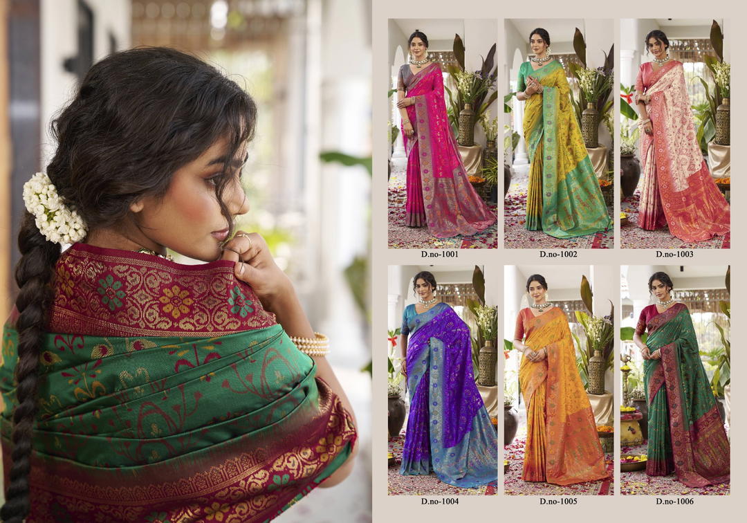 Kanchana Silk By Sangam Print Designer Premium Saree Wholesaler In India 1