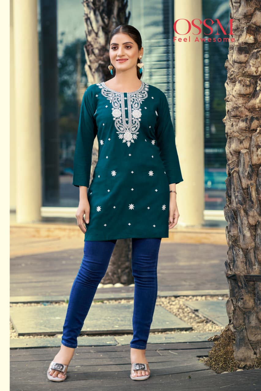 Nora Vol 07 By Ossm Designer Premium Kurti Wholesaler In India 1