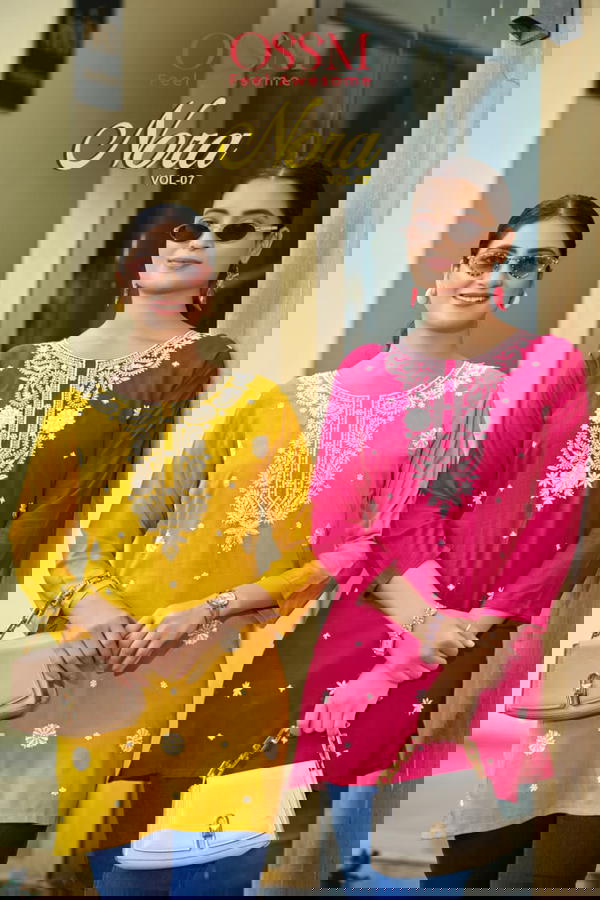 Nora Vol 07 By Ossm Designer Premium Kurti Wholesaler In India