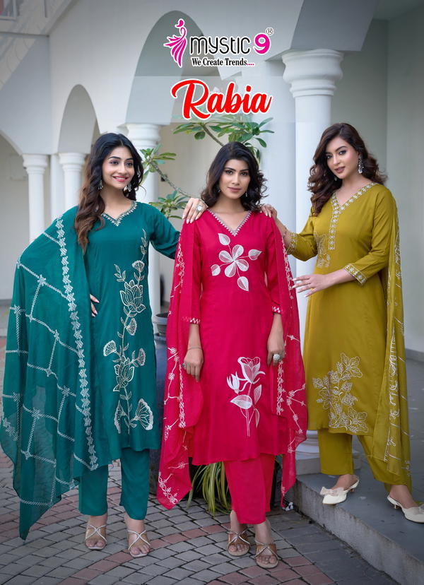 Rabia Vol 1 By Mystic9 Designer Premium Salwar Kameez Wholesaler In India