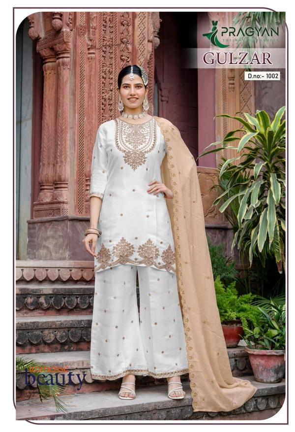 Gulzar Vol 1 By Pragyan Designer Silk Salwar Kameez Wholesaler In India