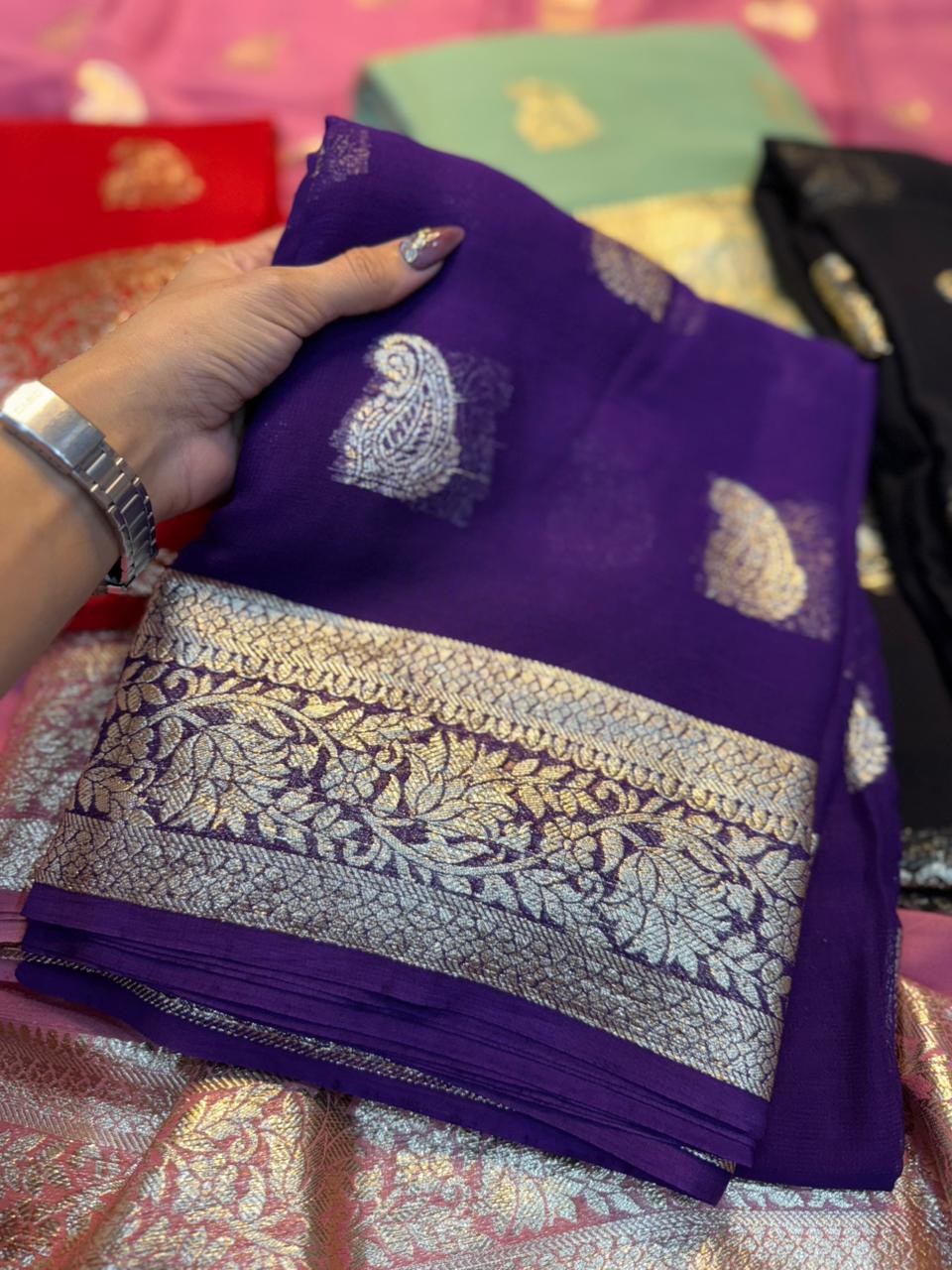 Vol 32 By Aashapura Designer Premium Georgette Saree Wholesaler In India 1