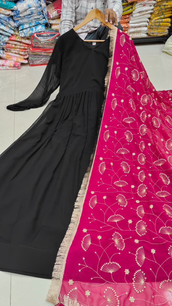 Black Safari By Fvd Designer Premium Gown wholesaler In India 1