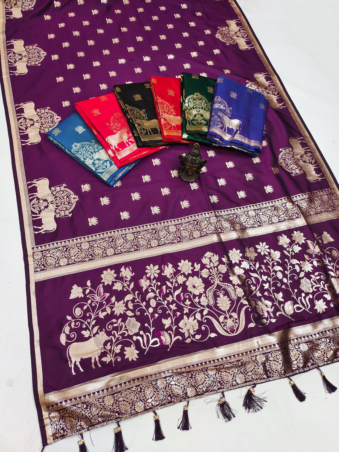 Kalamkari By Gk Trendz Designer Premium Silk Saree Wholesaler In India 1