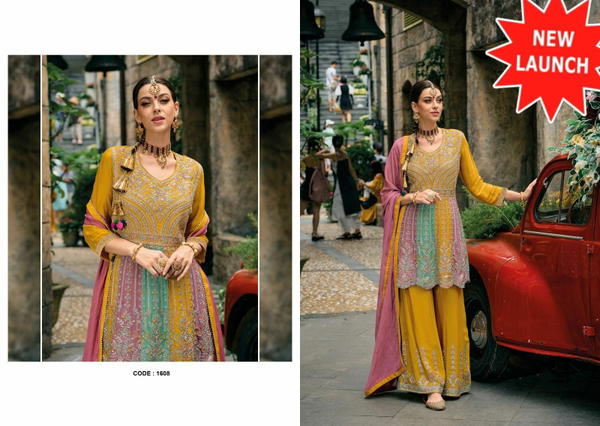 Dno 1608 By Om Sai Designer Salwar Kameez Wholesaler In India