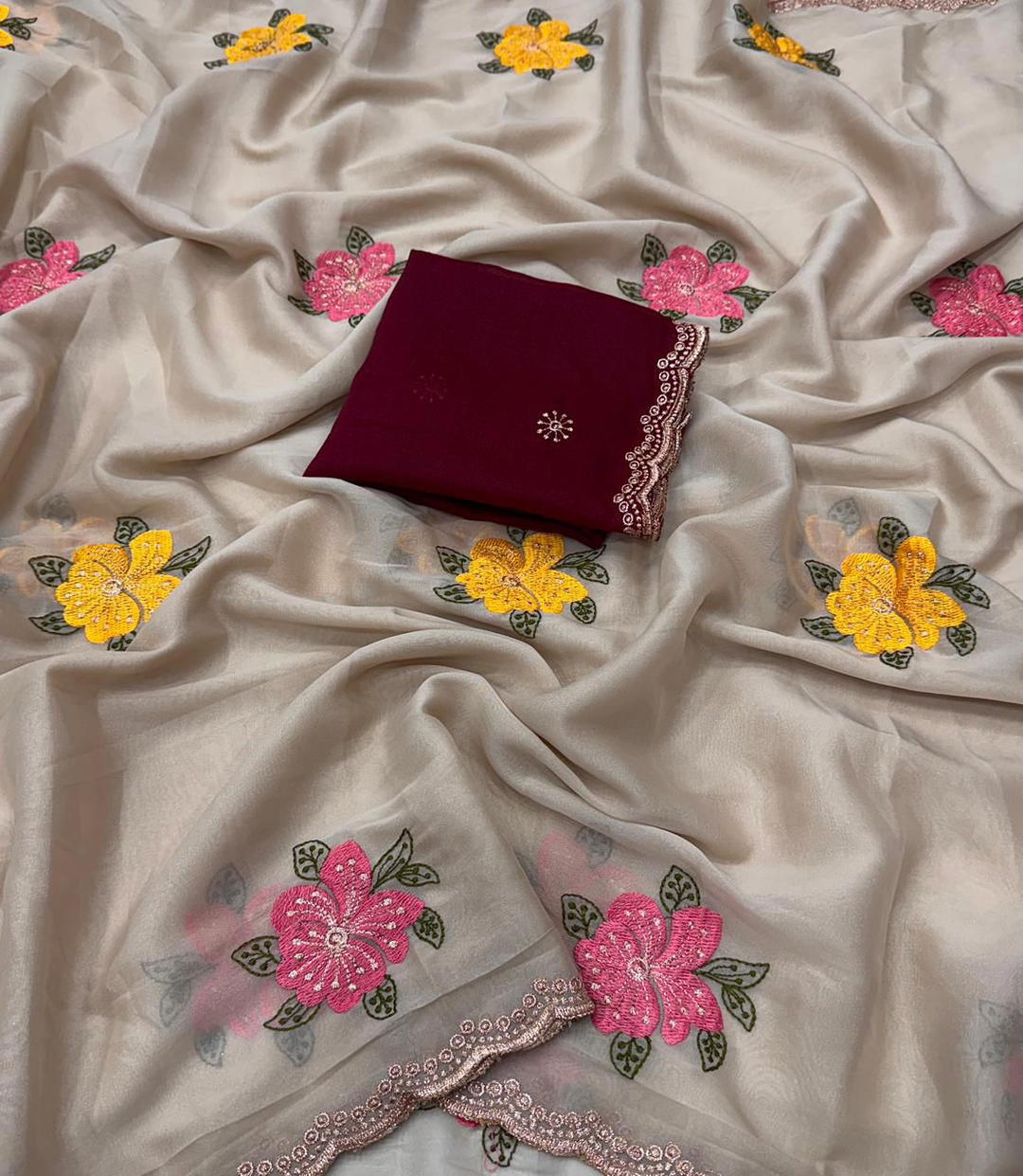 Vol 40 By Kf Designer Premium Georgette Saree Wholesaler In India 1