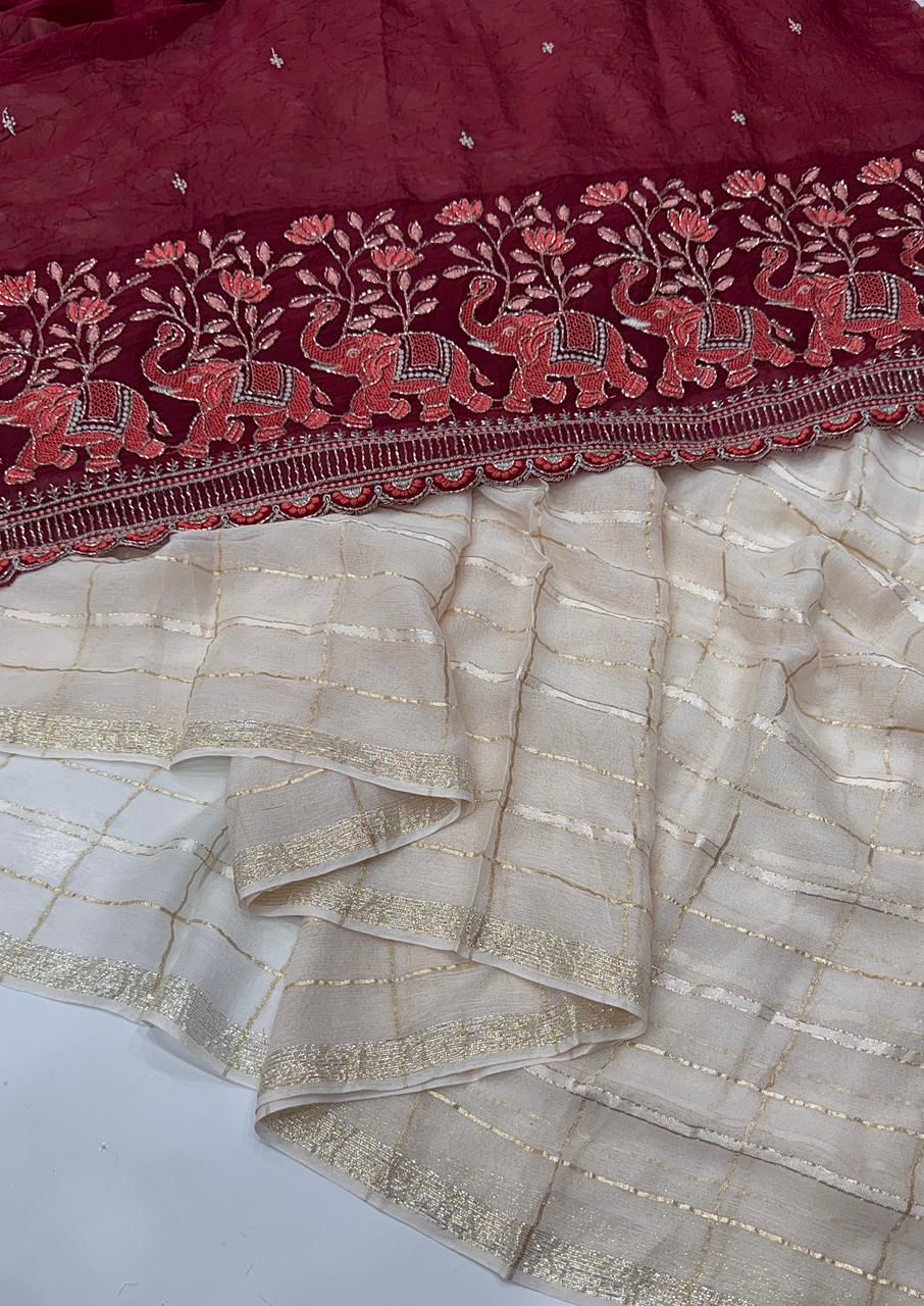 Vol 24 By Kf Designer Premium Georgette Saree Wholesaler In India 1