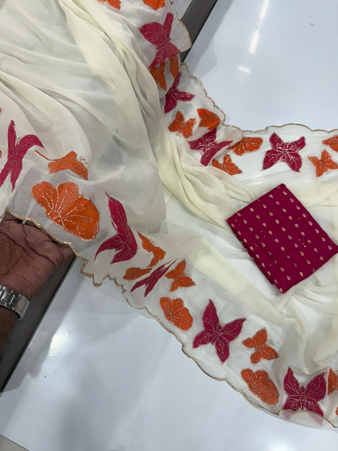 Vol 2 By Kf Designer Premium Georgette Saree Wholesaler In India 1
