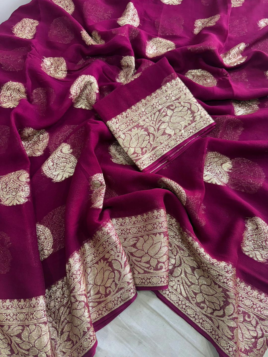 Vol 7 By Kf Designer Premium Georgette Saree Wholesaler In India 1