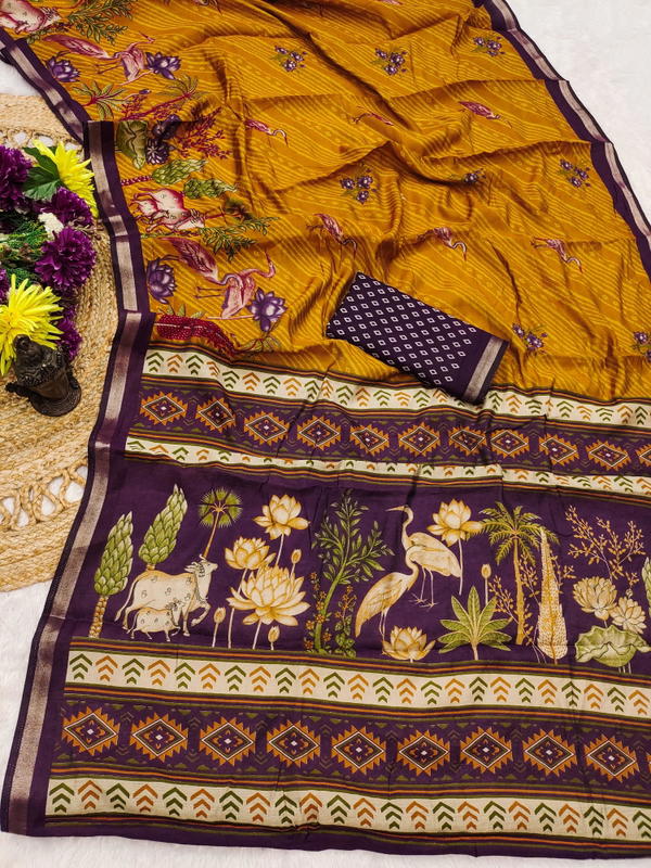 Vol 1 By Gk Trendz Designer Premium Cotton Saree Wholesaler In India