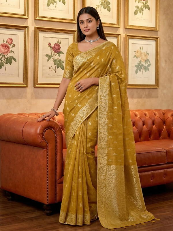 Aarohi By Sangam Print Designer Premium Silk Saree Wholesaler In India