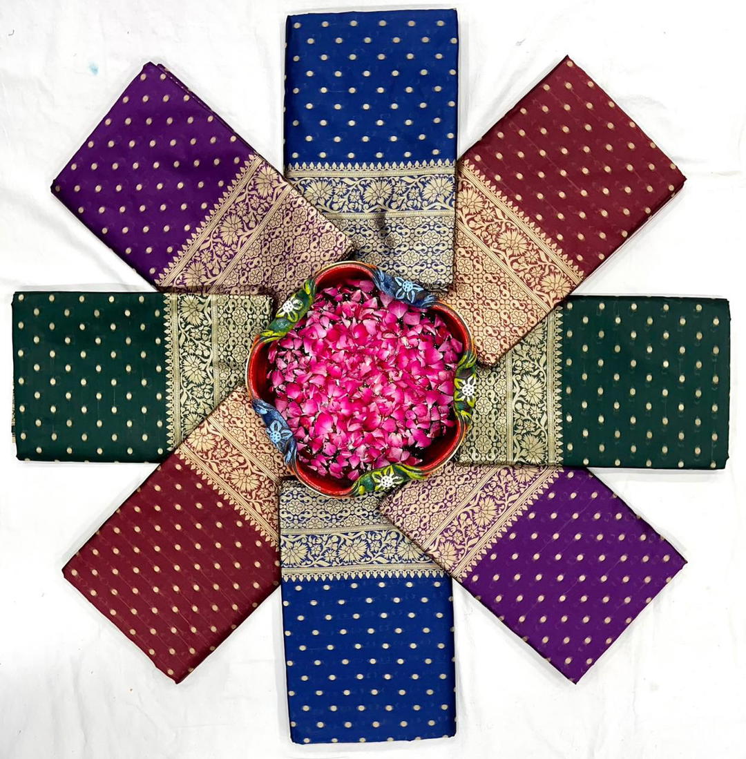 KP 4012 By Kp Creation Designer Premium Silk Saree Wholesaler In India 1