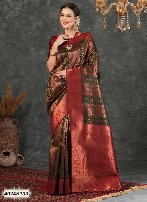 Kicha Silk By 3m Silk Designer Premium Saree Wholesaler In India