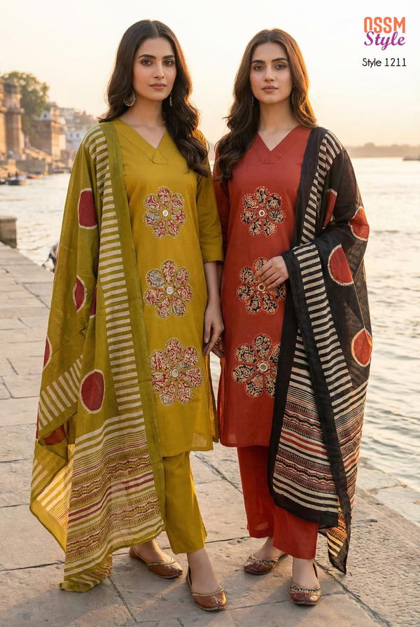 1211 By Ossm Style Designer Premium Salwar Kameez Wholesaler In India