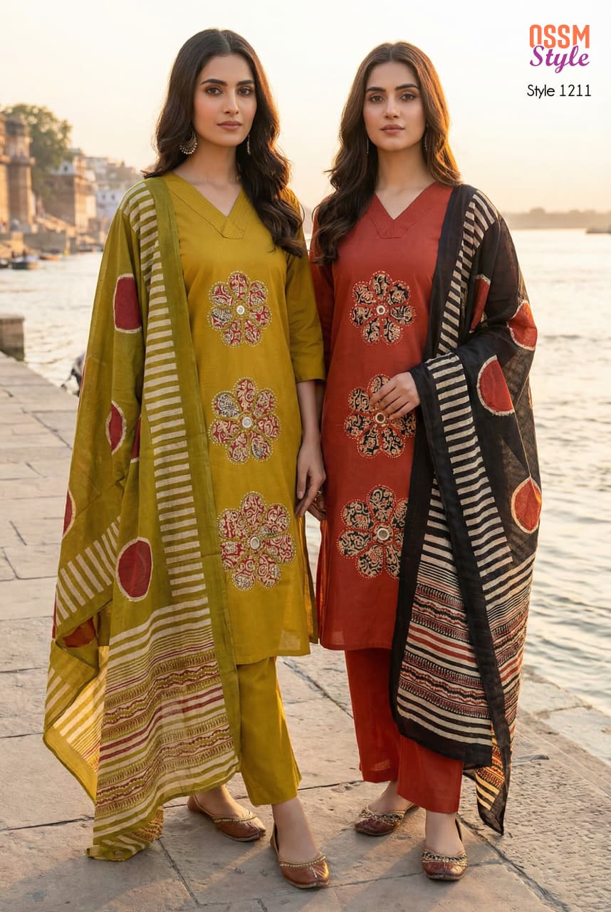 1211 By Ossm Style Designer Premium Salwar Kameez Wholesaler In India 1