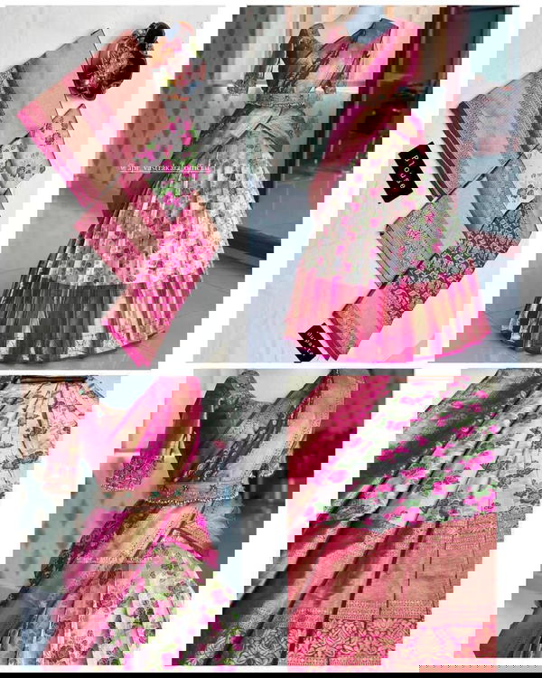 KP 1 By Kp Creation Designer Premium Silk Gown Saree Wholesaler In India