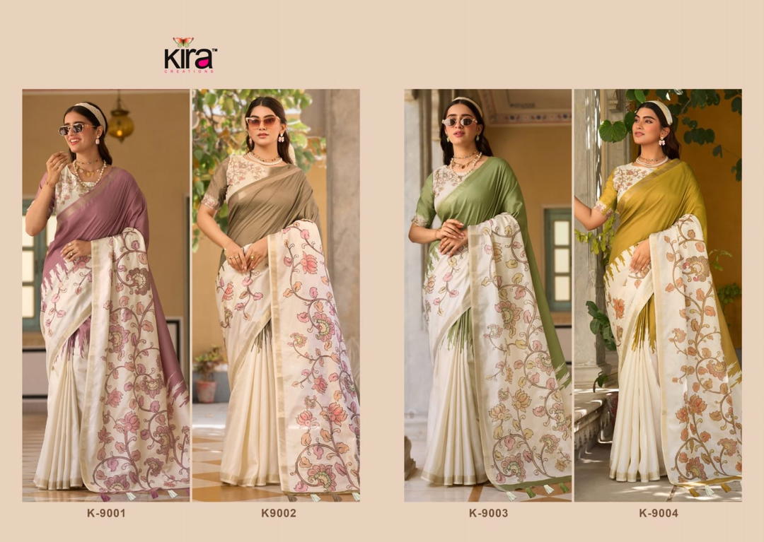 Kalam Temple By Kira Designer Premium Saree Wholesaler In India 1