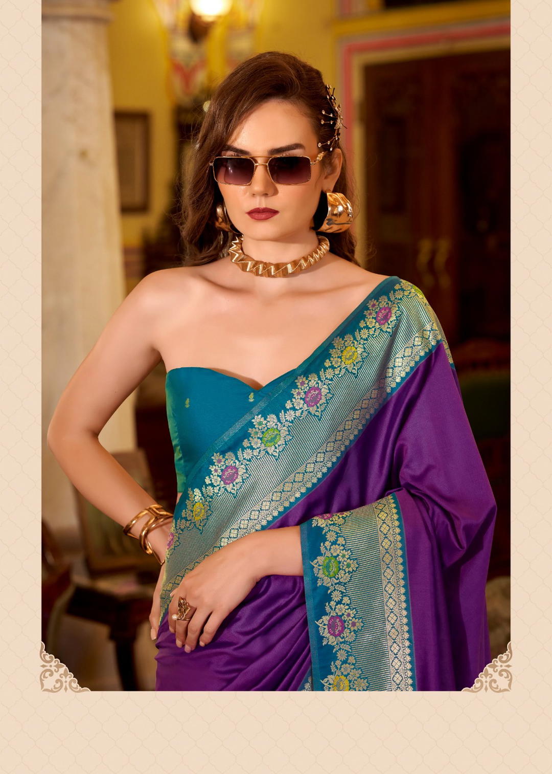 Sabarmati Silk Rajpath Fabrics Designer Premium Saree Wholesaler In India 1