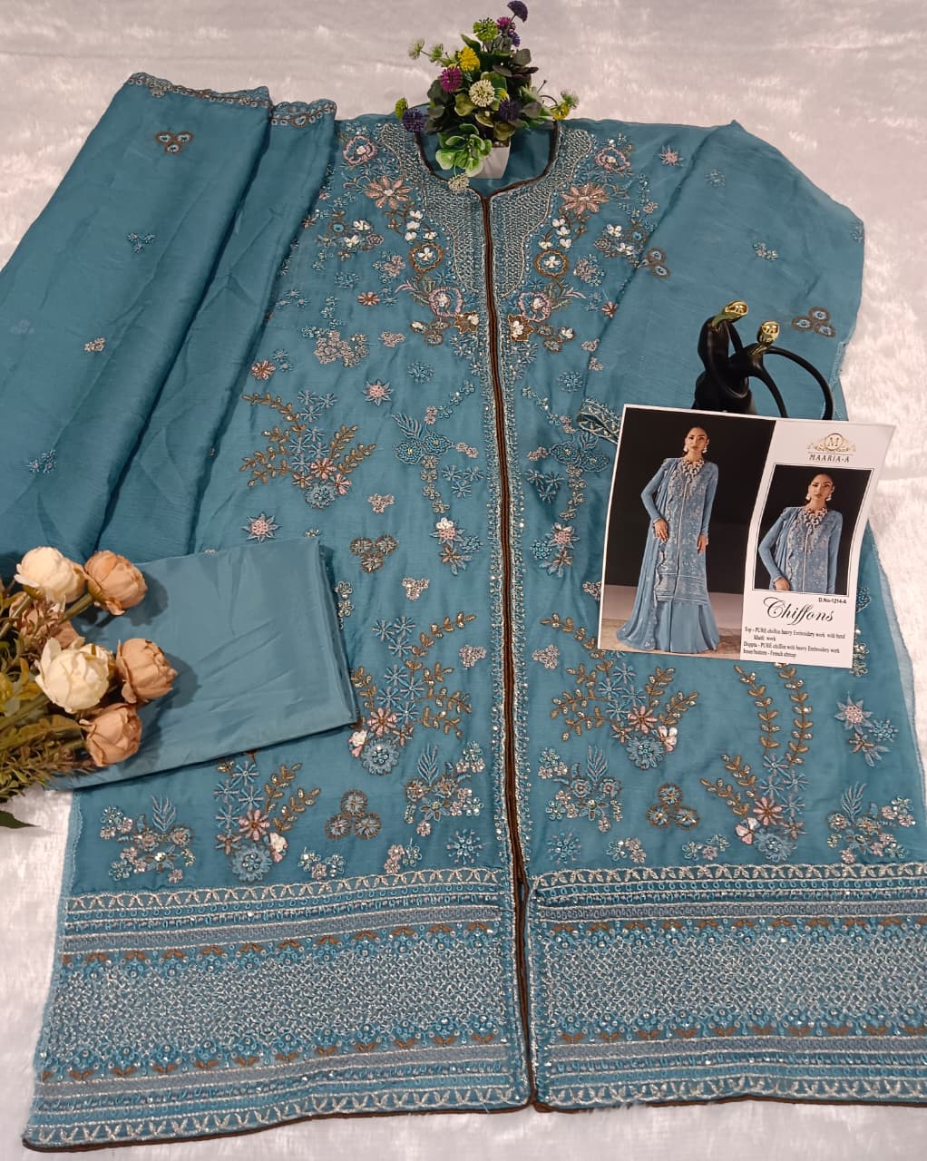 Maaria 1214 By Om Sai Designer Premium Salwar Kameez Wholesaler In India 1