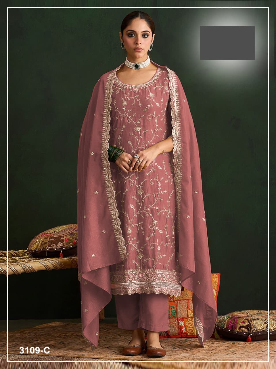 Os 3109 By Om Sai Designer Premium Salwar Kameez Wholesaler In India 1