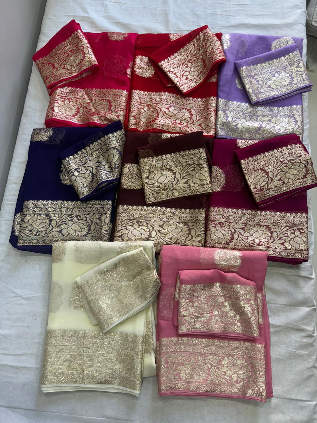 Vol 61 By Kf Designer Premium Georgette Saree Wholesaler In India 1