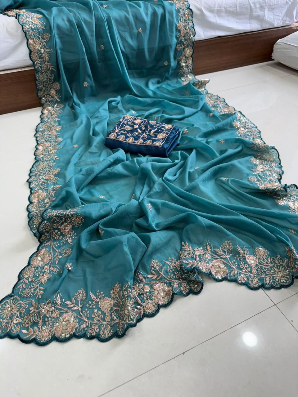 Vol 77 By Kf Designer Premium Georgette Saree Wholesaler In India 1