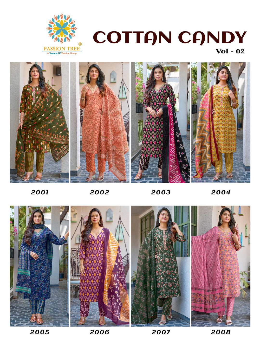 Cotton Candy Vol 2 By Passion Tree Designer Salwar Kameez Wholesaler In India 1