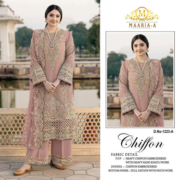 Maaria 1223 By Om Sai Designer Premium Salwar Kameez Wholesaler In India